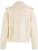 Rue Sweater Knit Jacket - Cream