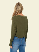 Six/Fifty The Anywhere Top - Cedar Green