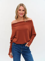 Six/Fifty The Anywhere Top - Rust