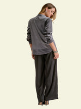 Elan Midnight Moment Top - Silver