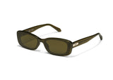 Quay Vibe Check Square Sunglasses - Olive