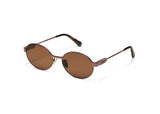 Quay Anyways Round Sunglasses - Chocolate/Brown