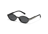 Quay Nevermind Round Sunglasses - Black/Smoke