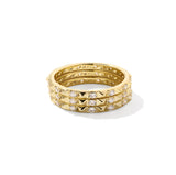 Kendra Scott Fate Ring Set of 3 - Gold 6