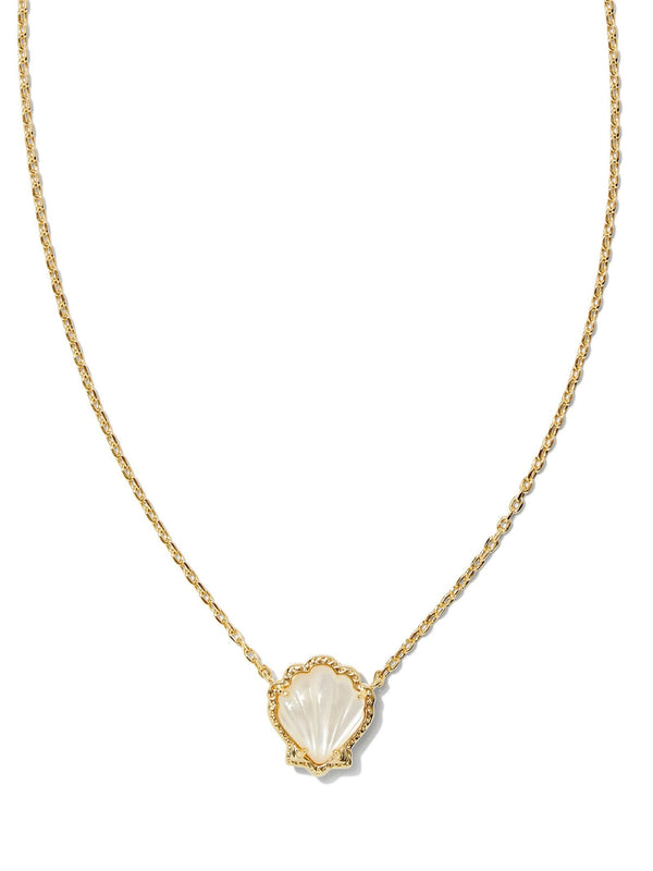 Kendra Scott Brynne Shell Necklace - Gold Ivory MOP