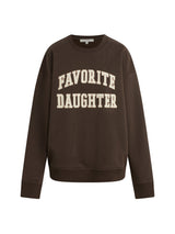 Favorite Daughter Collegiate Sweatshirt - Coffee/Gardenia