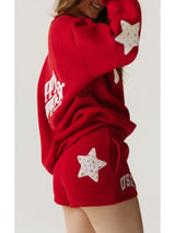 Happy Camp3r USA Core Shorts - Red