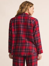 Z Supply River Plaid Button Up - Haute Red