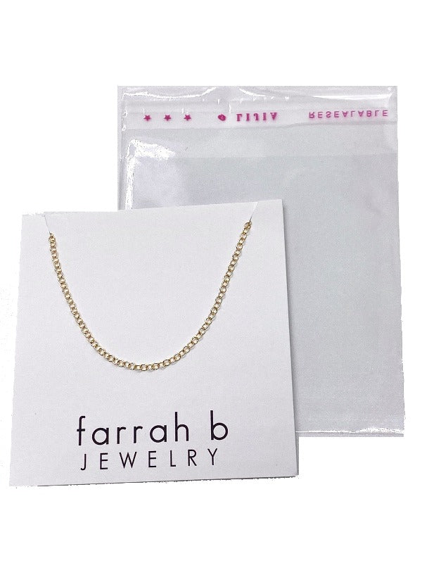 Farrah B Dainty Gold Filled Necklace Chain