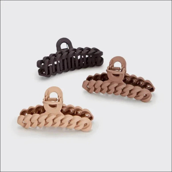 Eco-Friendly Chain Claw Clip - Black