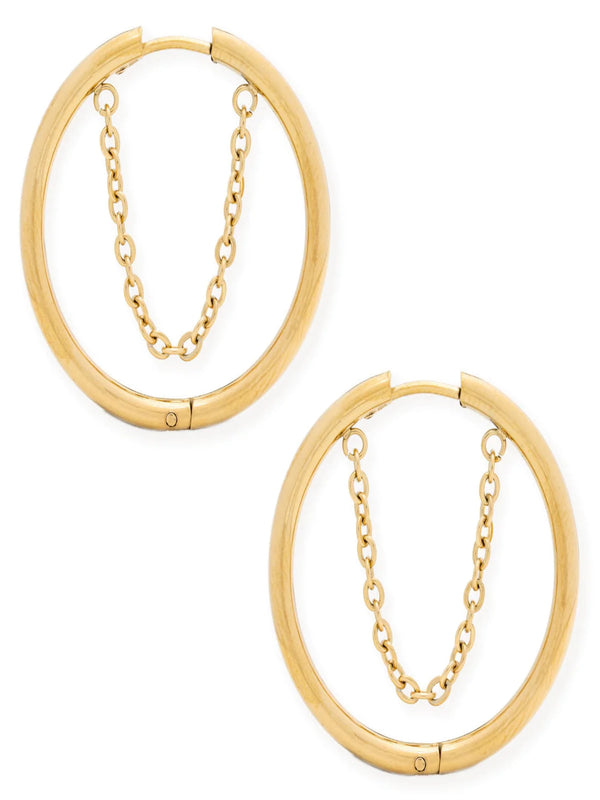 Bracha Soho Hoop Earrings - Gold